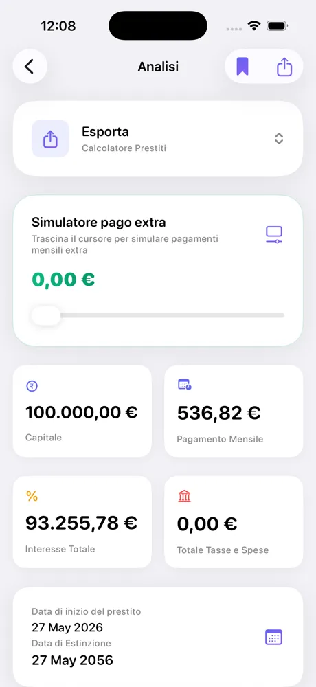 Analisi prestito Loan Calculator Pro su iPhone